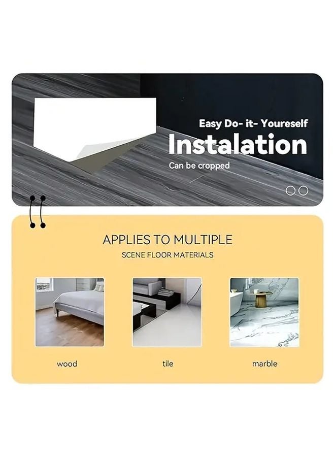 Thickened Gray 72 Pcs 3D Luxury Farmhouse Style Self Adhesive Wall Tiles - Image 2